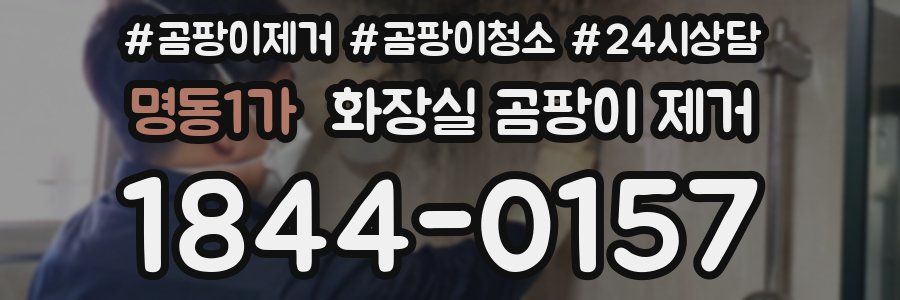명동1가 화장실 곰팡이 제거