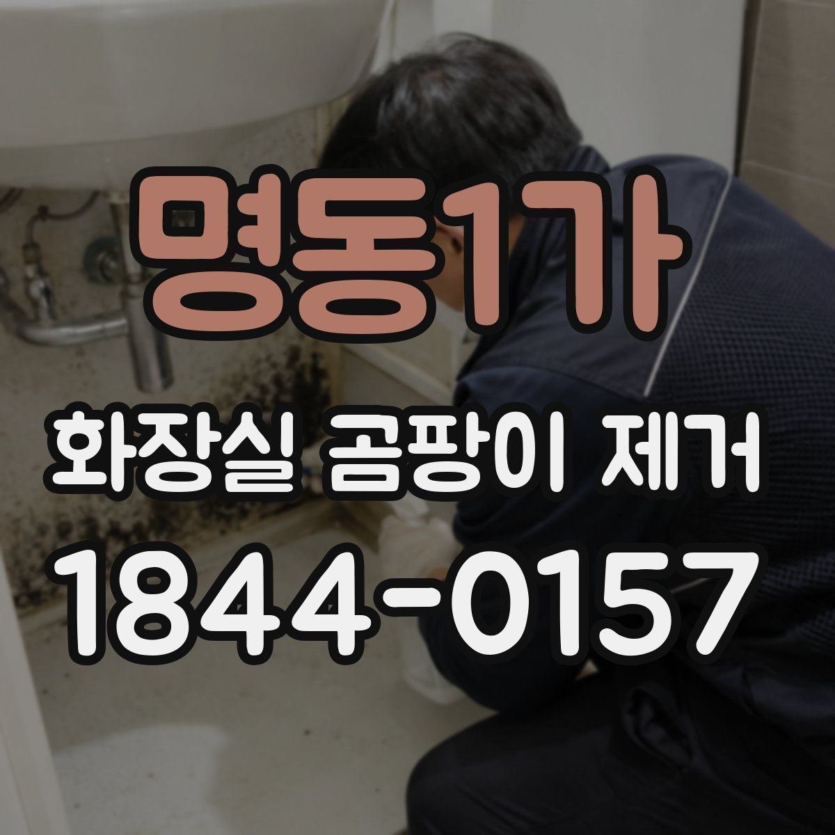 명동1가 화장실 곰팡이 제거