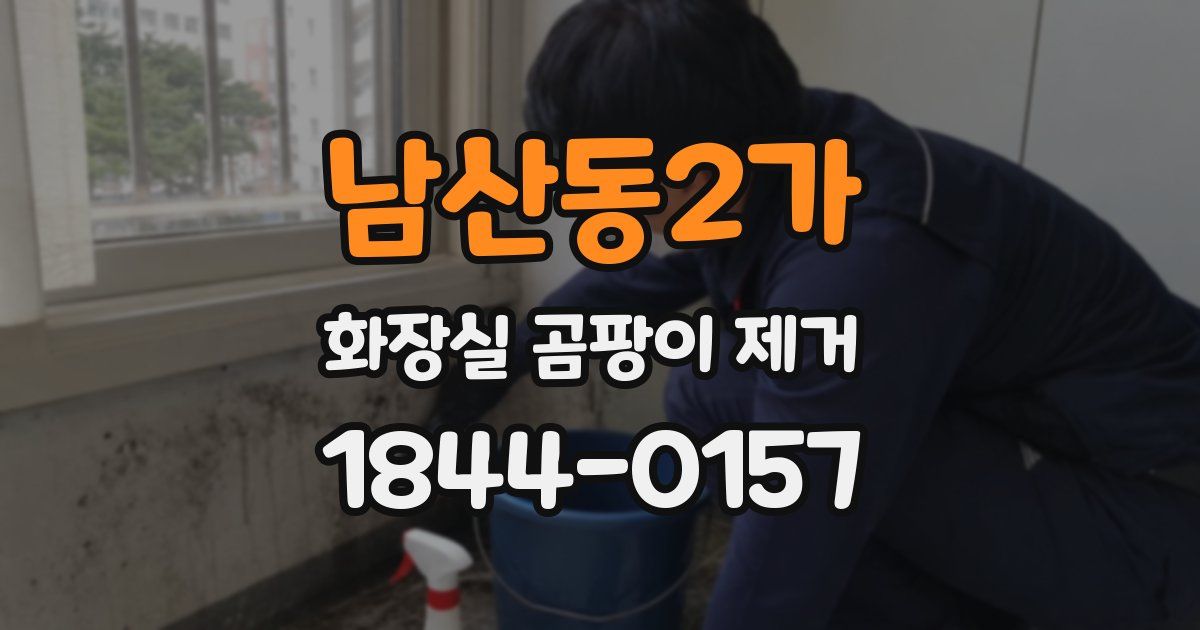 남산동2가 화장실 곰팡이 제거