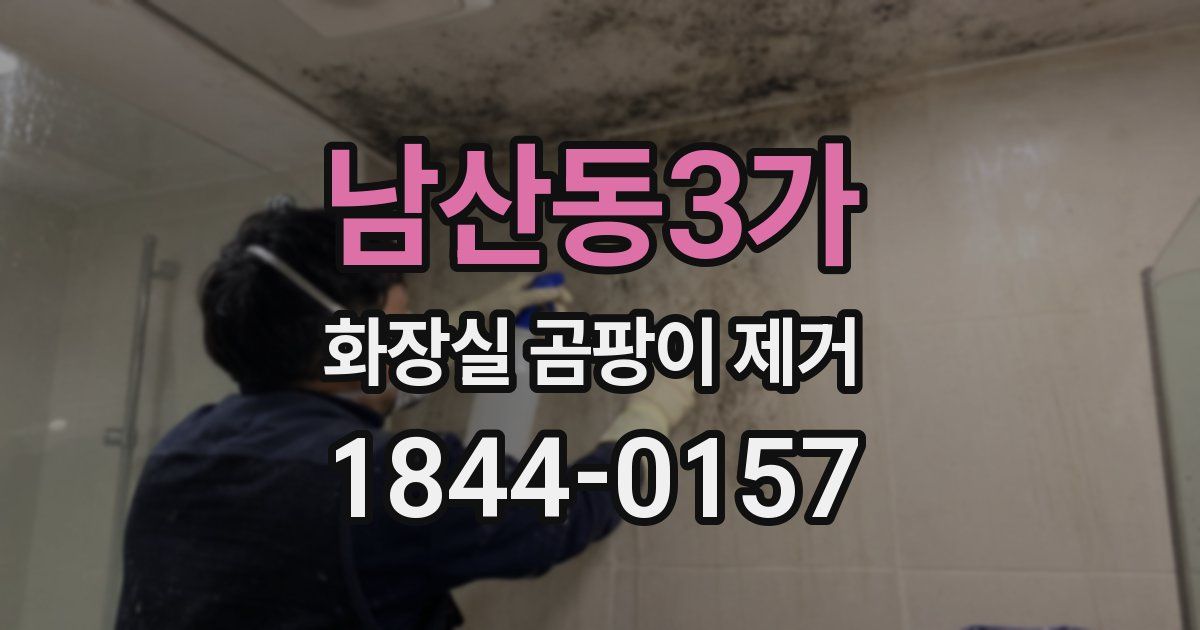 남산동3가 화장실 곰팡이 제거