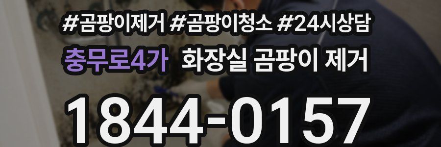 충무로4가 화장실 곰팡이 제거