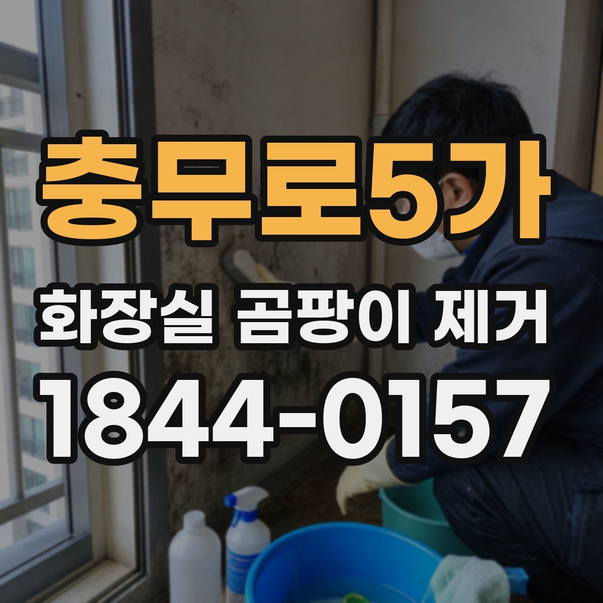 충무로5가 화장실 곰팡이 제거