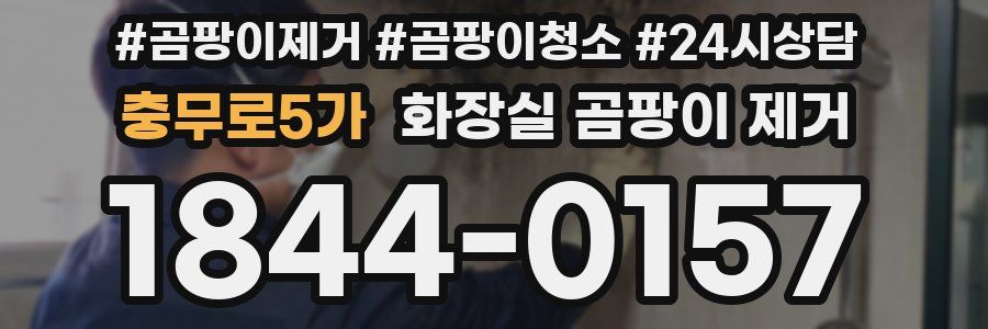 충무로5가 화장실 곰팡이 제거