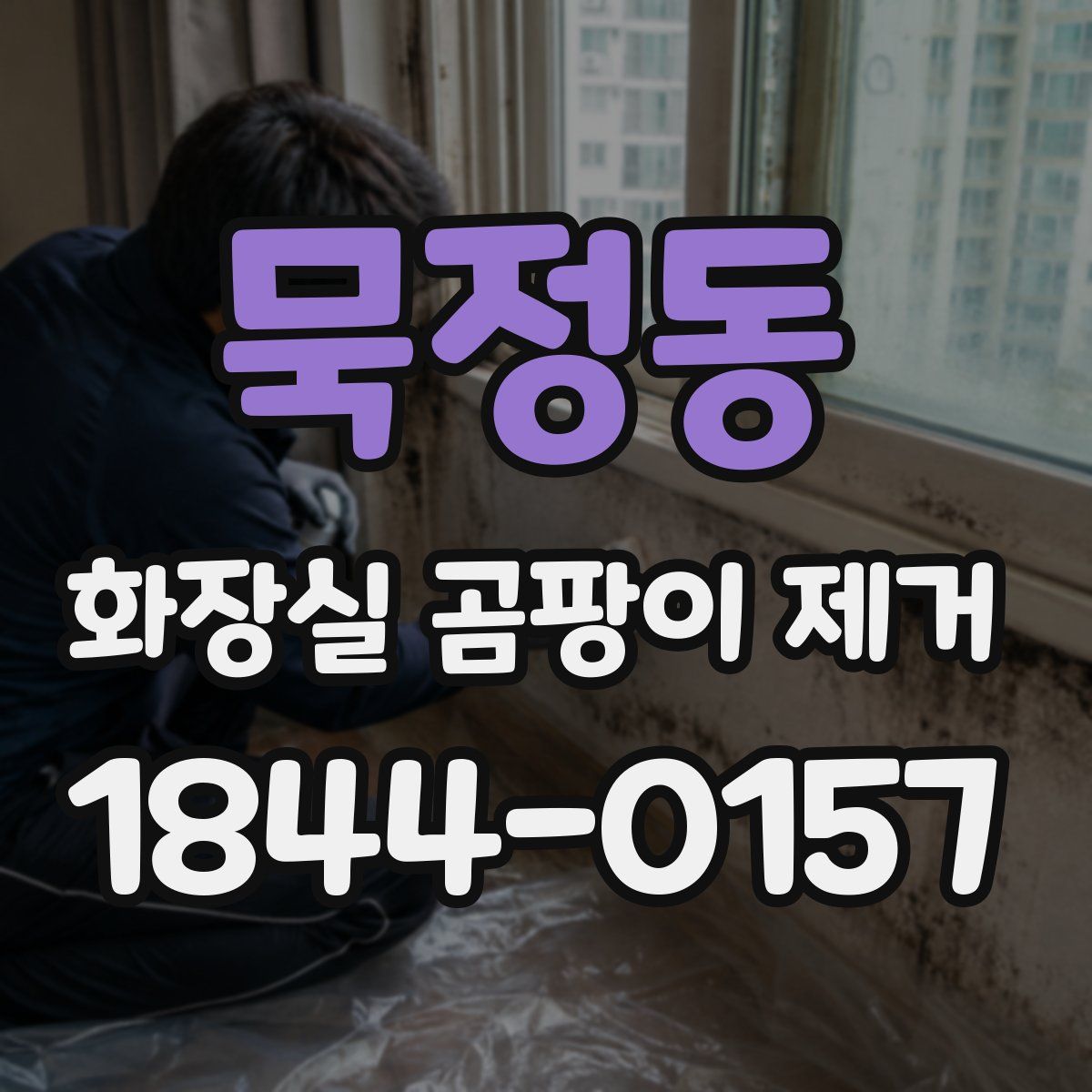 묵정동 화장실 곰팡이 제거