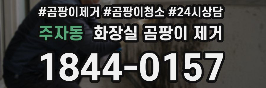 주자동 화장실 곰팡이 제거