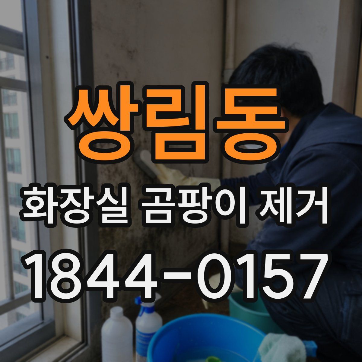 쌍림동 화장실 곰팡이 제거
