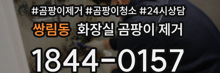 쌍림동 화장실 곰팡이 제거