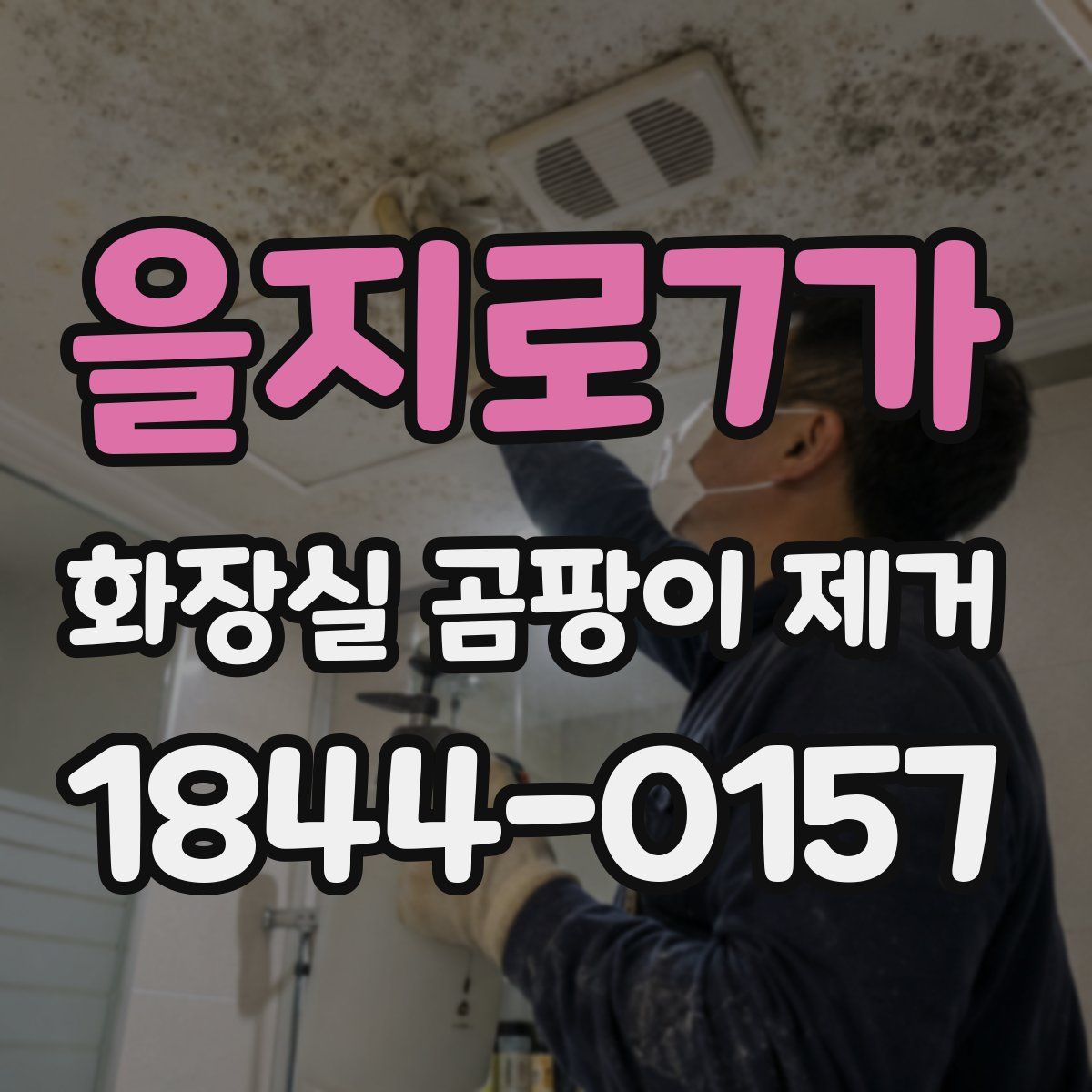 을지로7가 화장실 곰팡이 제거