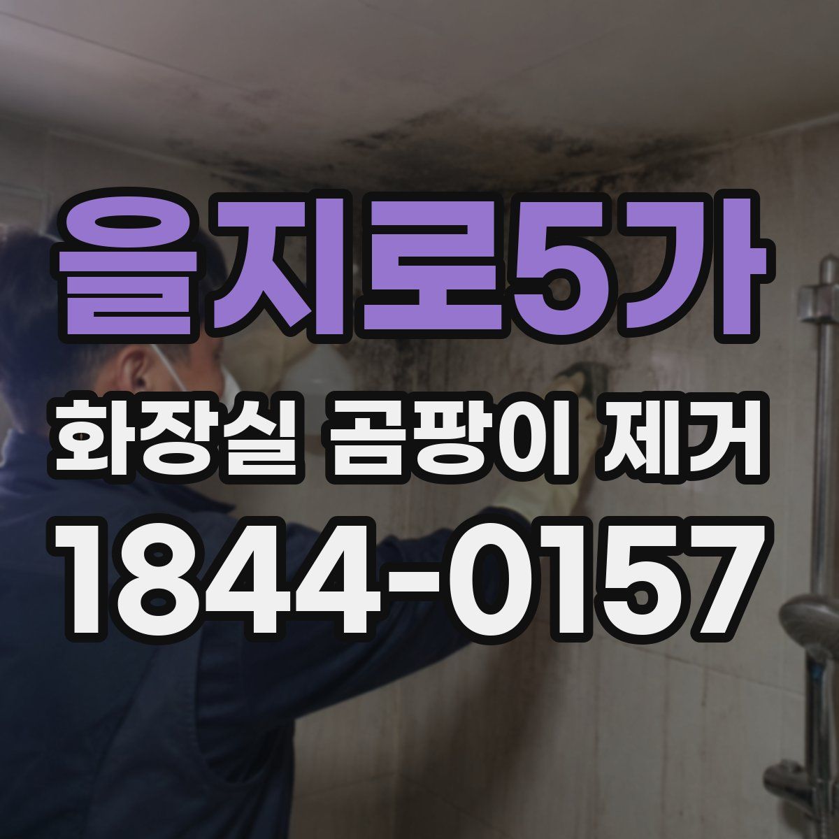 을지로5가 화장실 곰팡이 제거