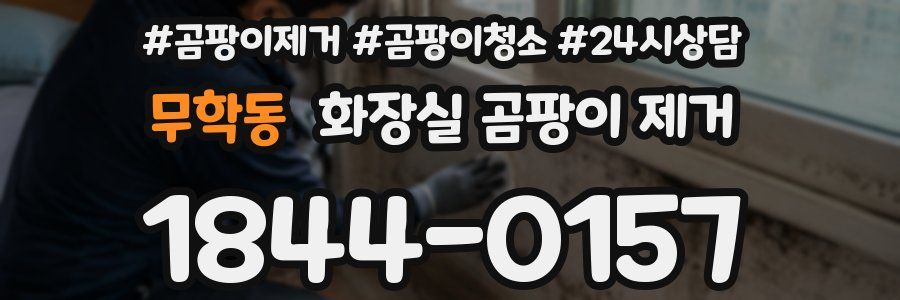 무학동 화장실 곰팡이 제거