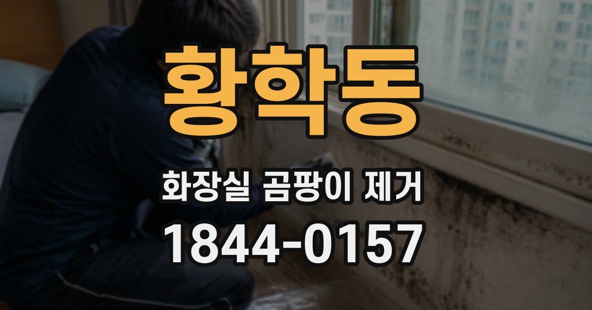 황학동 화장실 곰팡이 제거