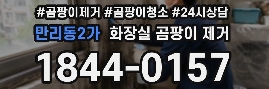 만리동2가 화장실 곰팡이 제거