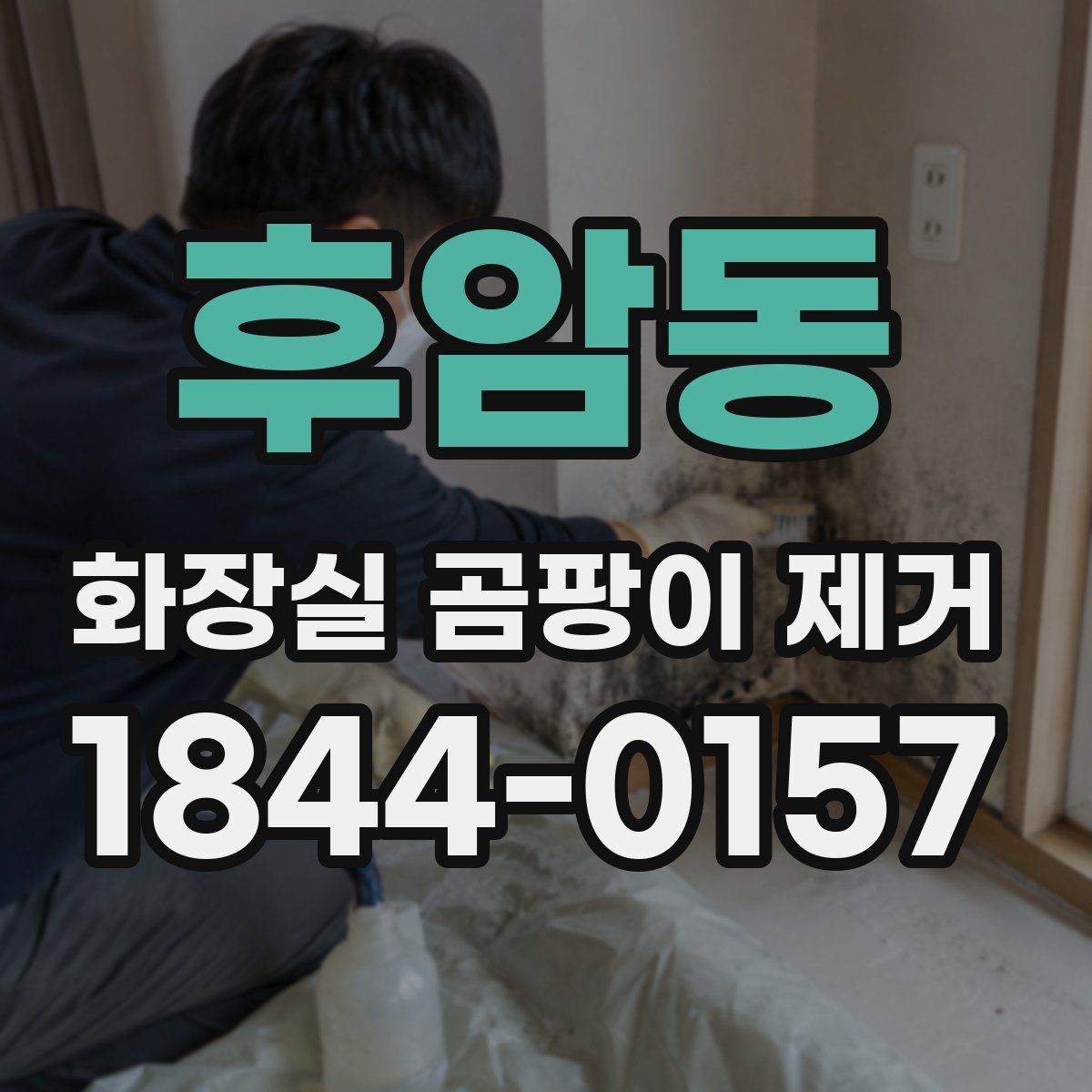 후암동 화장실 곰팡이 제거