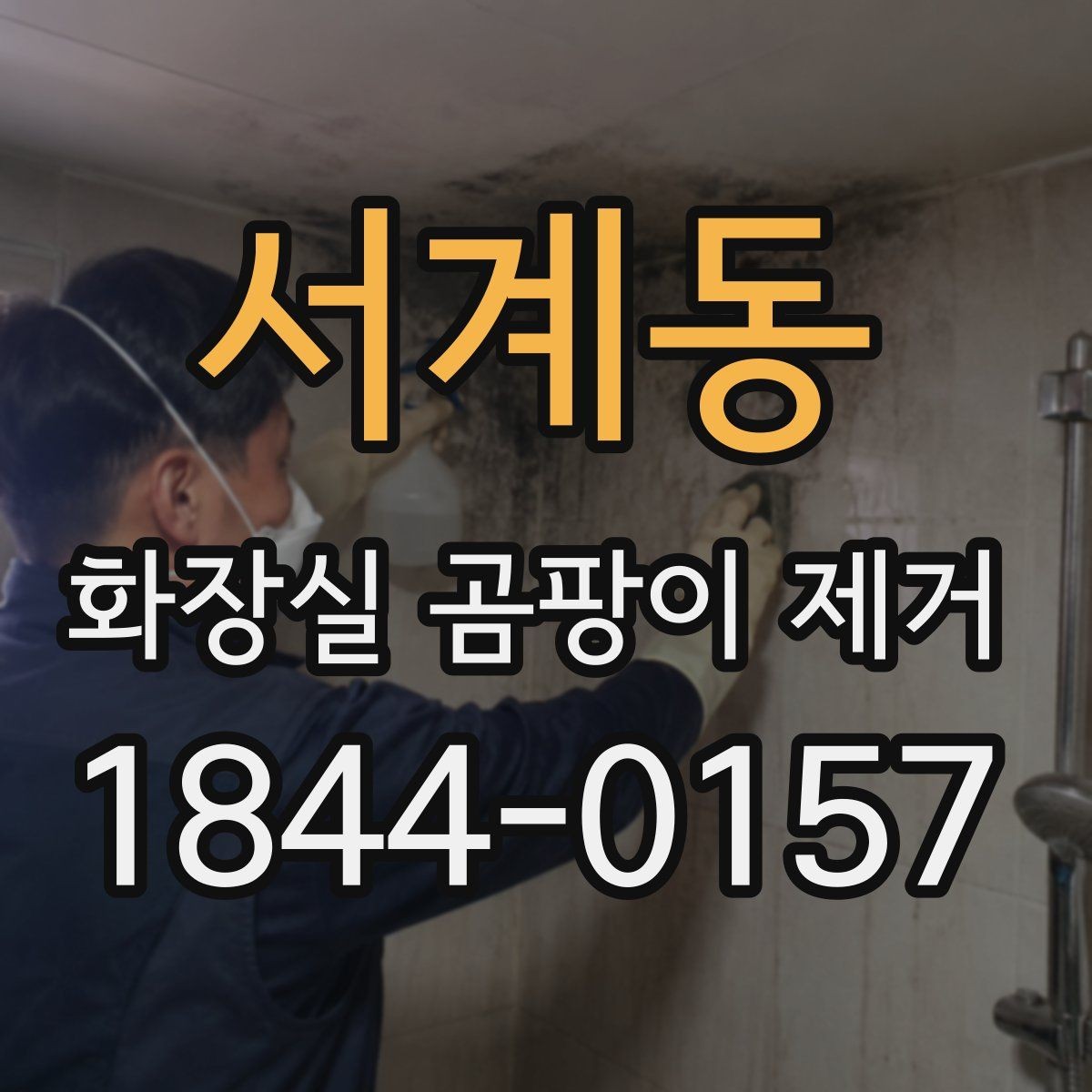 서계동 화장실 곰팡이 제거 전문가가 필요한 깊은 오염 판단 기준