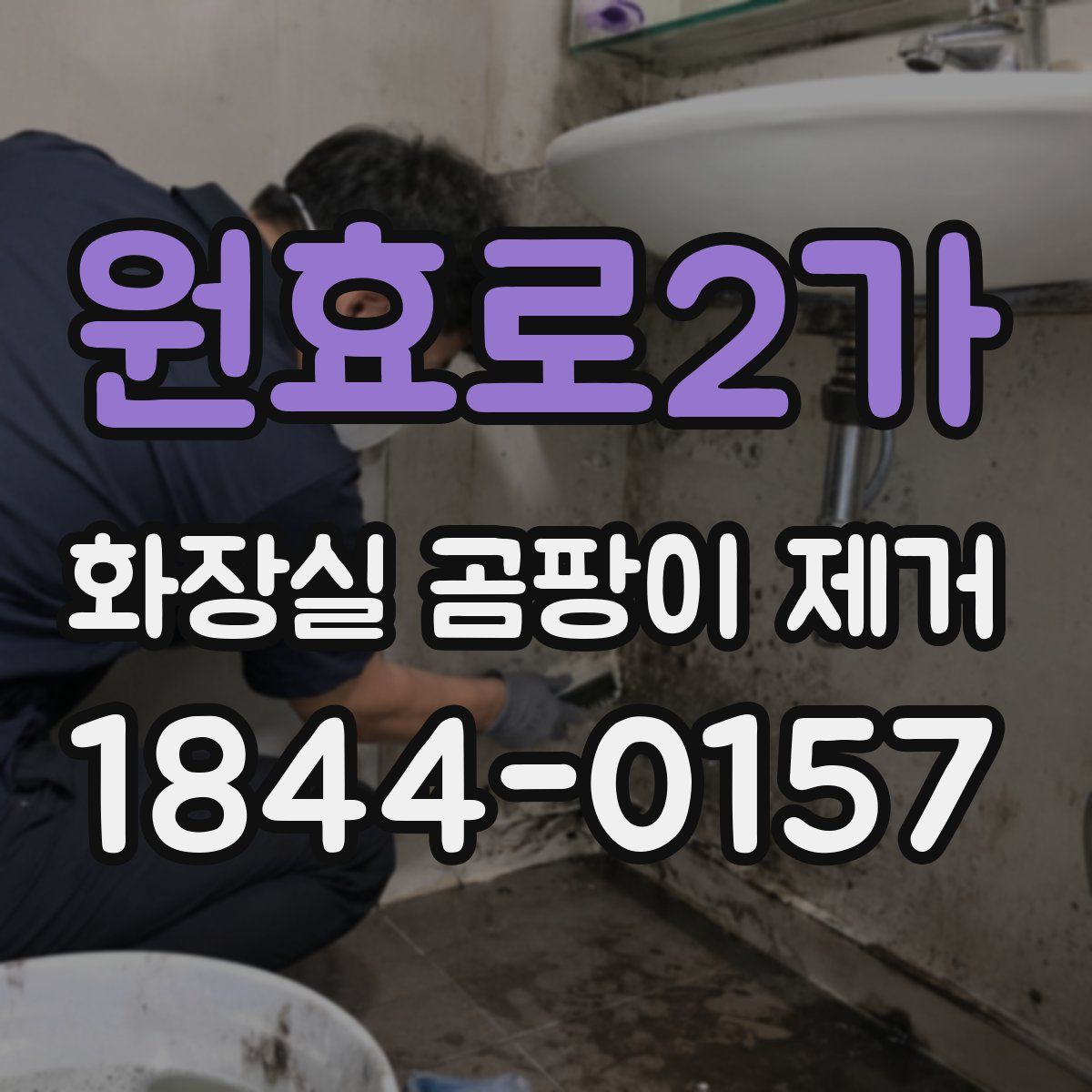 원효로2가 화장실 곰팡이 제거