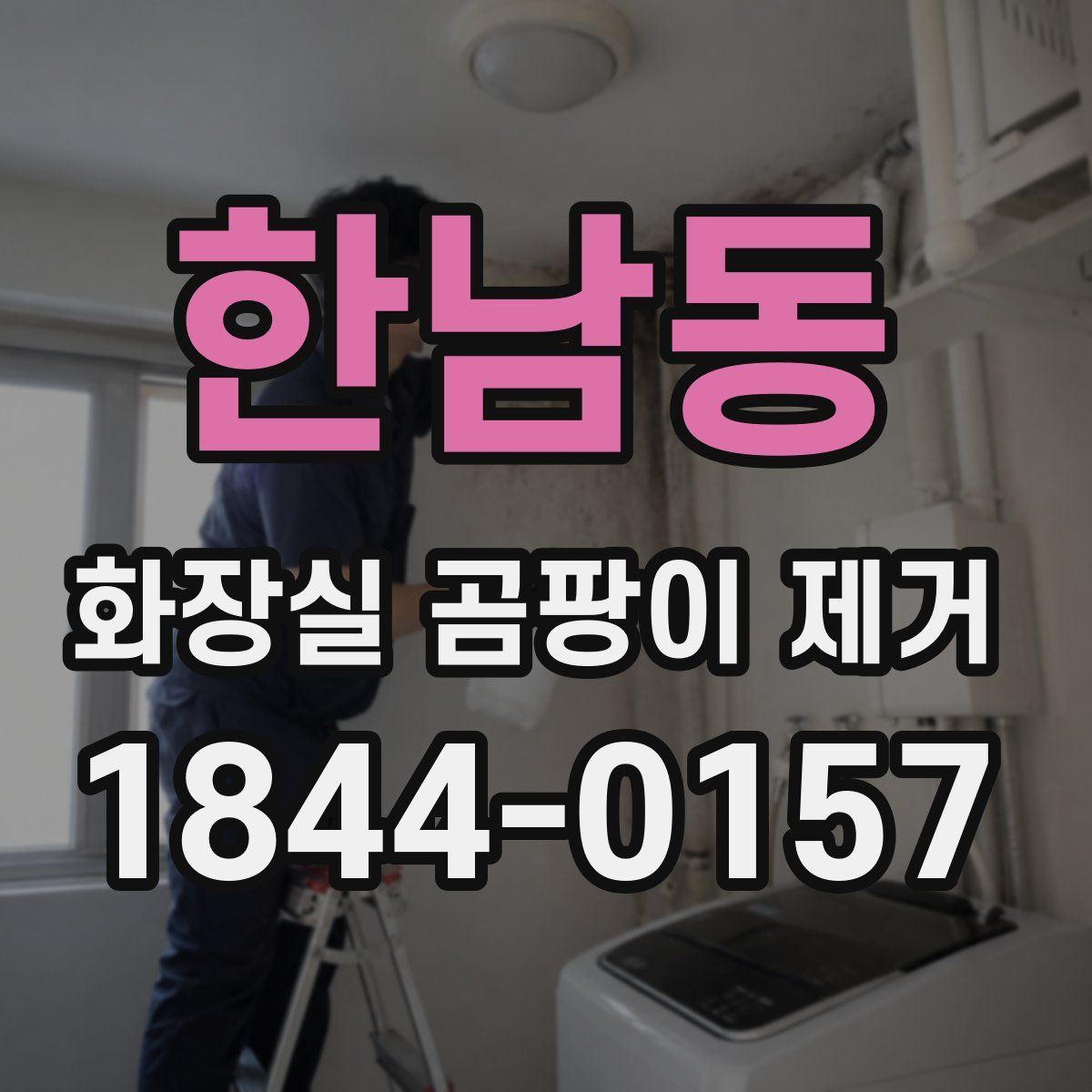 한남동 화장실 곰팡이 제거