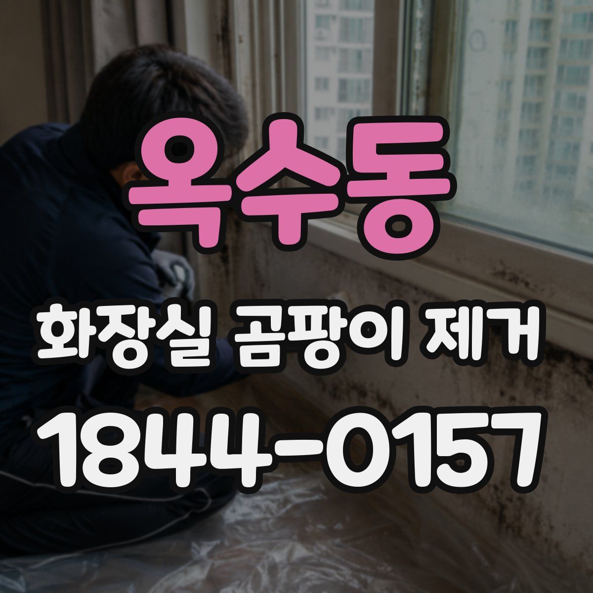 옥수동 화장실 곰팡이 제거
