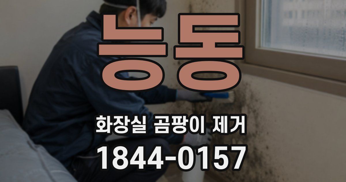 능동 화장실 곰팡이 제거