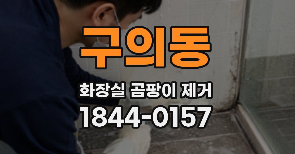 구의동 화장실 곰팡이 제거