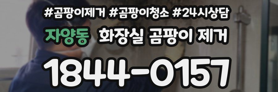 자양동 화장실 곰팡이 제거