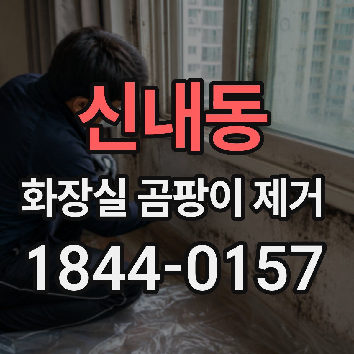신내동 화장실 곰팡이 제거