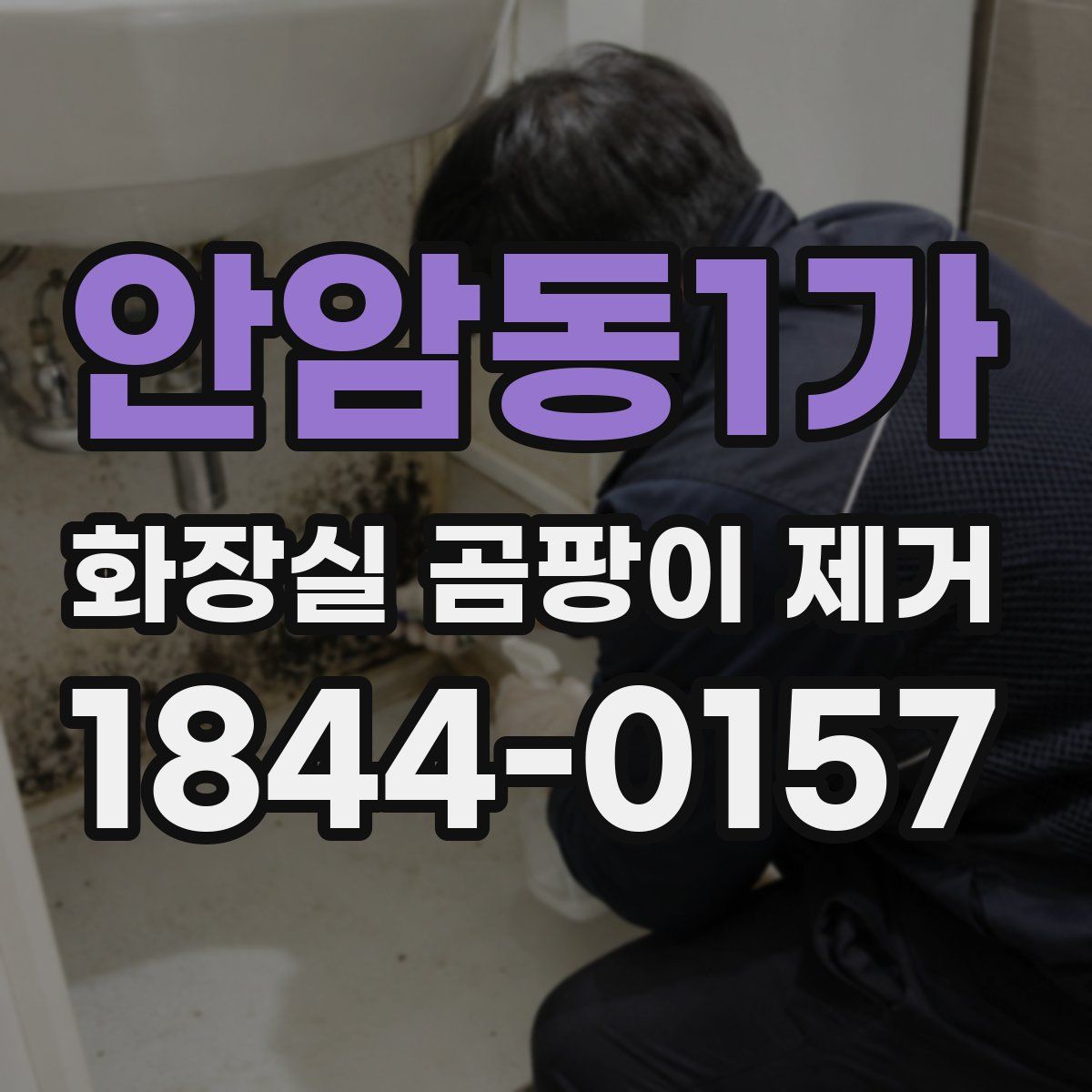 안암동1가 화장실 곰팡이 제거