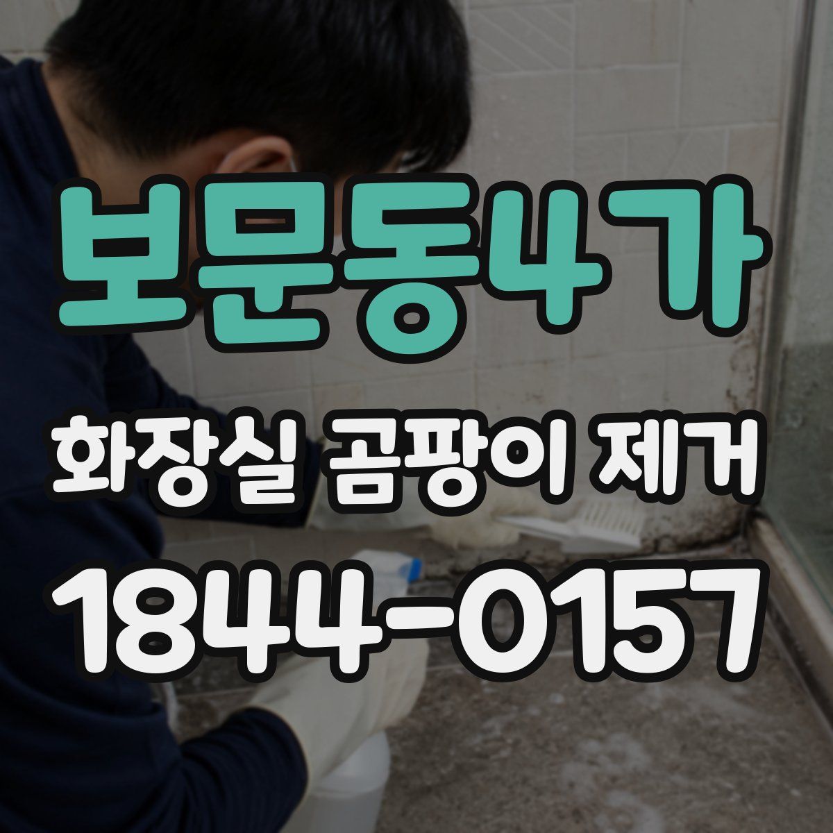 보문동4가 화장실 곰팡이 제거