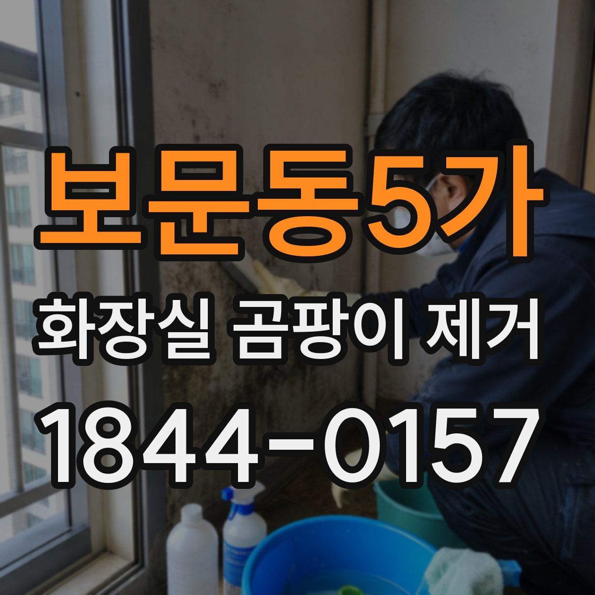 보문동5가 화장실 곰팡이 제거