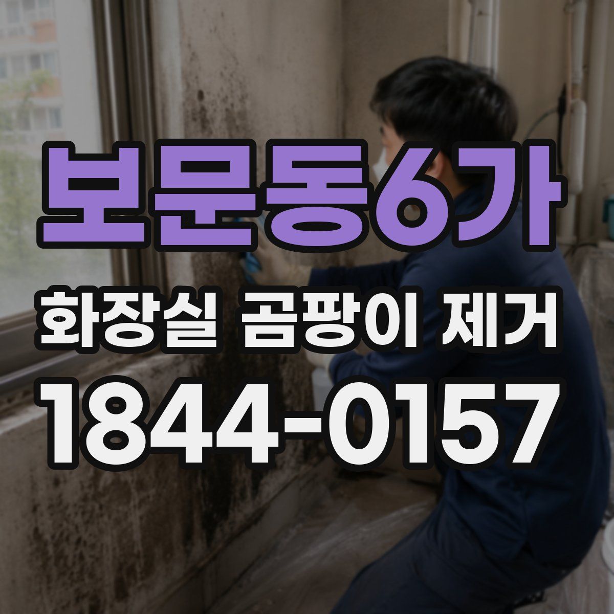 보문동6가 화장실 곰팡이 제거