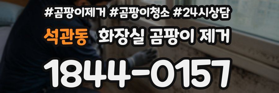 석관동 화장실 곰팡이 제거