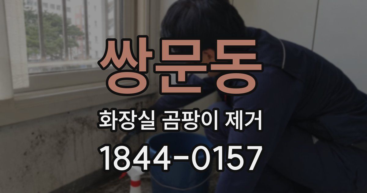 쌍문동 화장실 곰팡이 제거