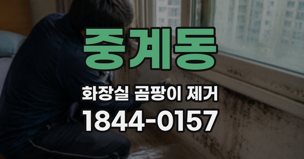 중계동 화장실 곰팡이 제거
