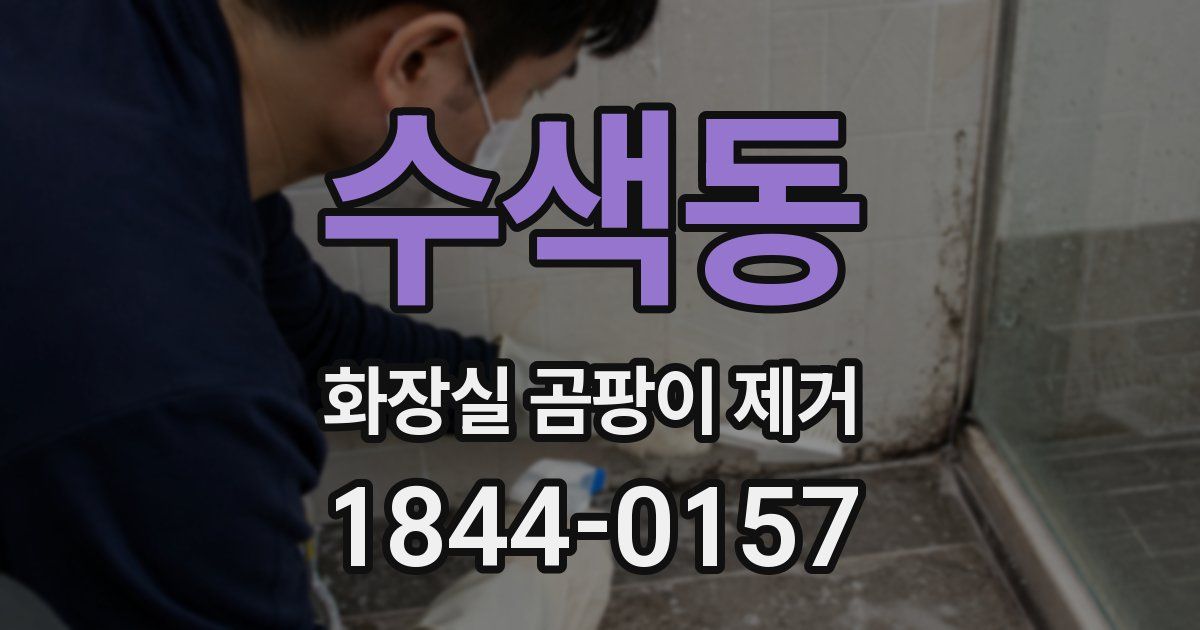 수색동 화장실 곰팡이 제거
