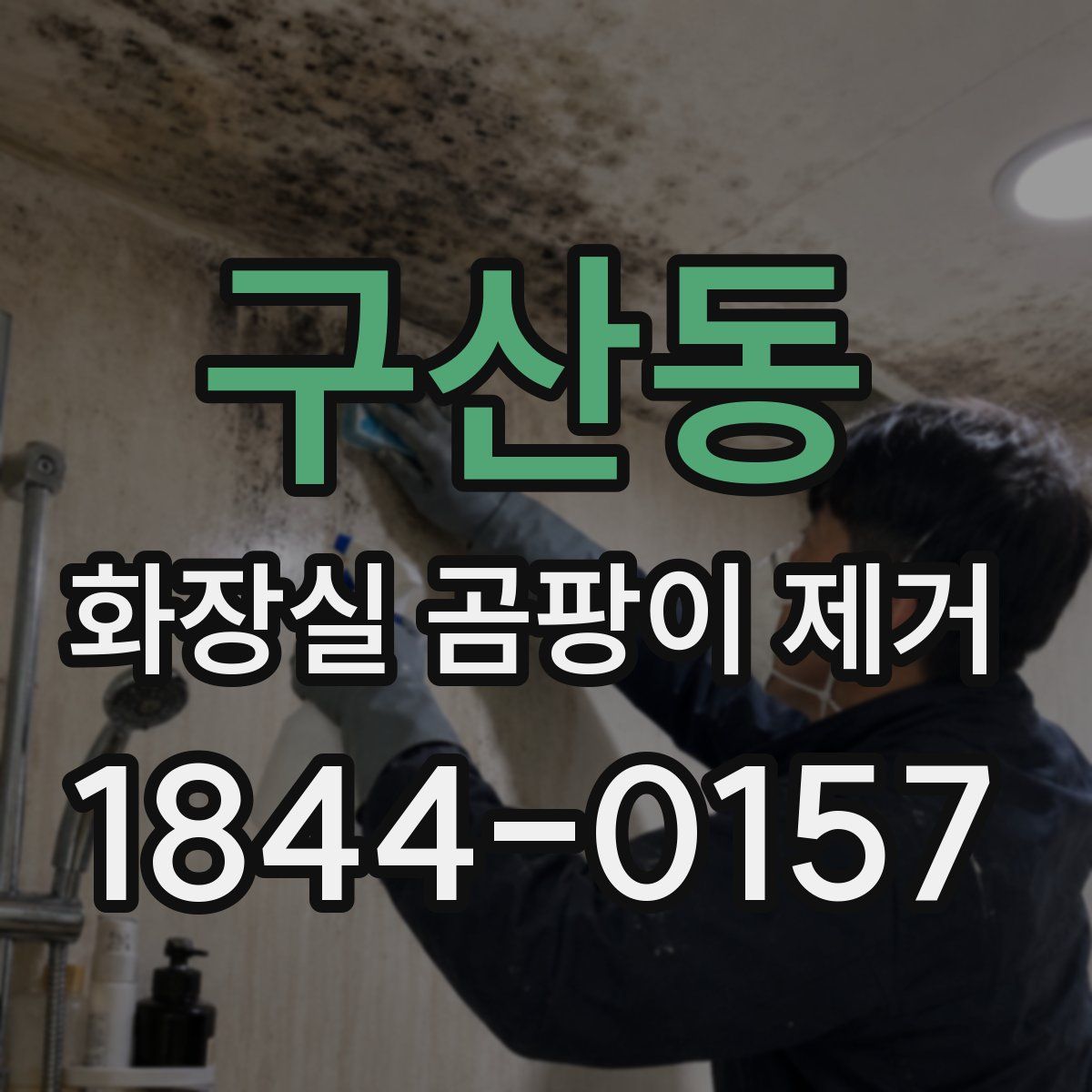 구산동 화장실 곰팡이 제거
