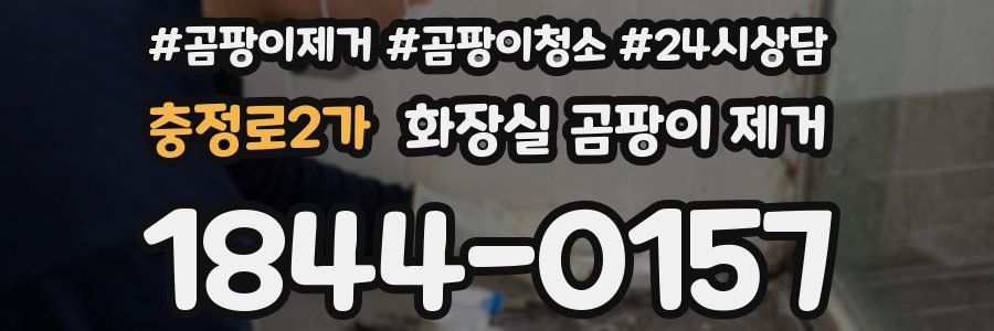 충정로2가 화장실 곰팡이 제거