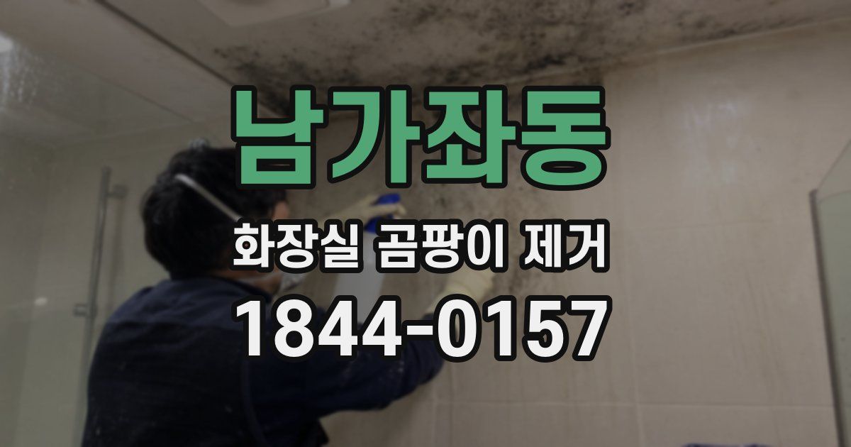 남가좌동 화장실 곰팡이 제거