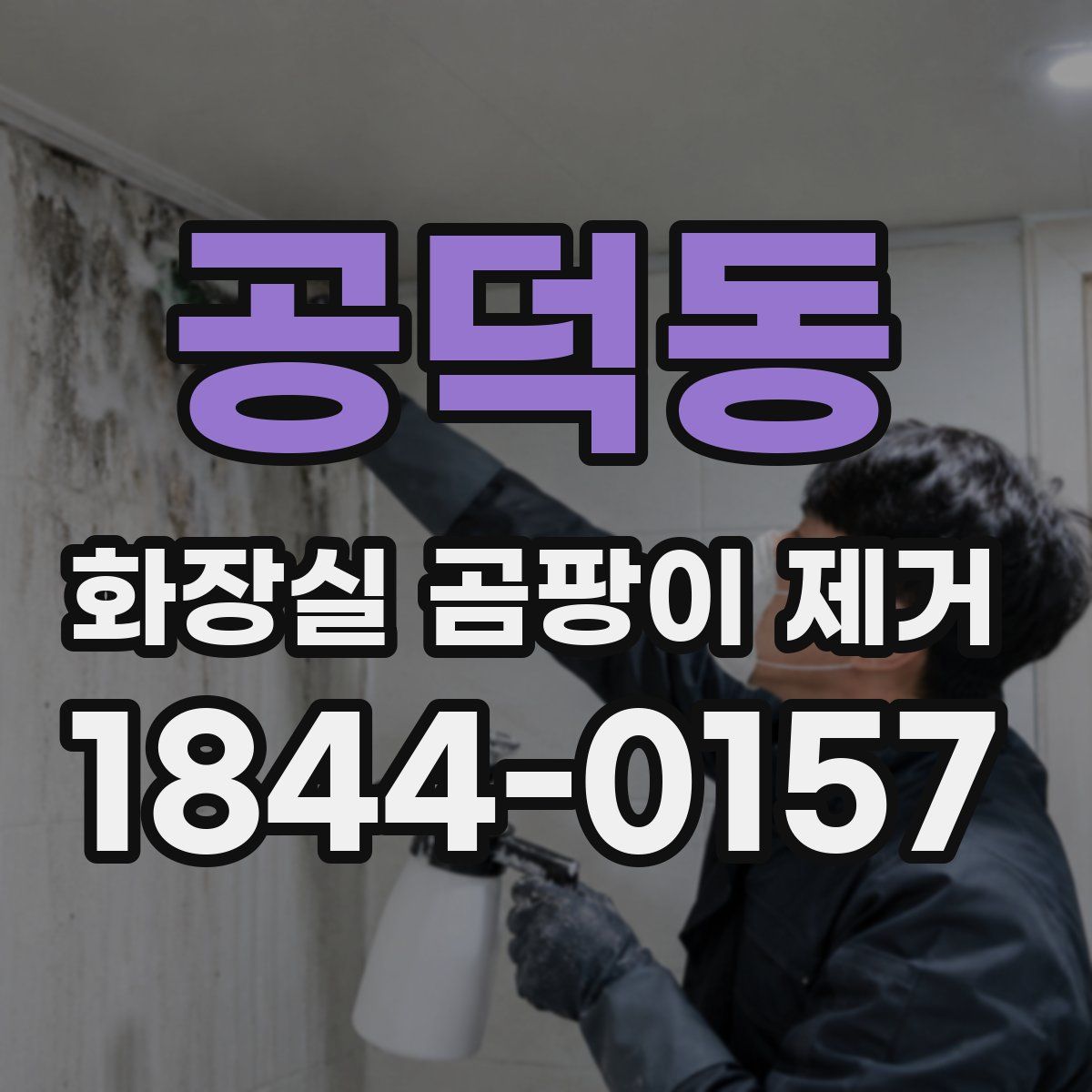 공덕동 화장실 곰팡이 제거