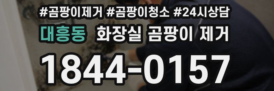 대흥동 화장실 곰팡이 제거