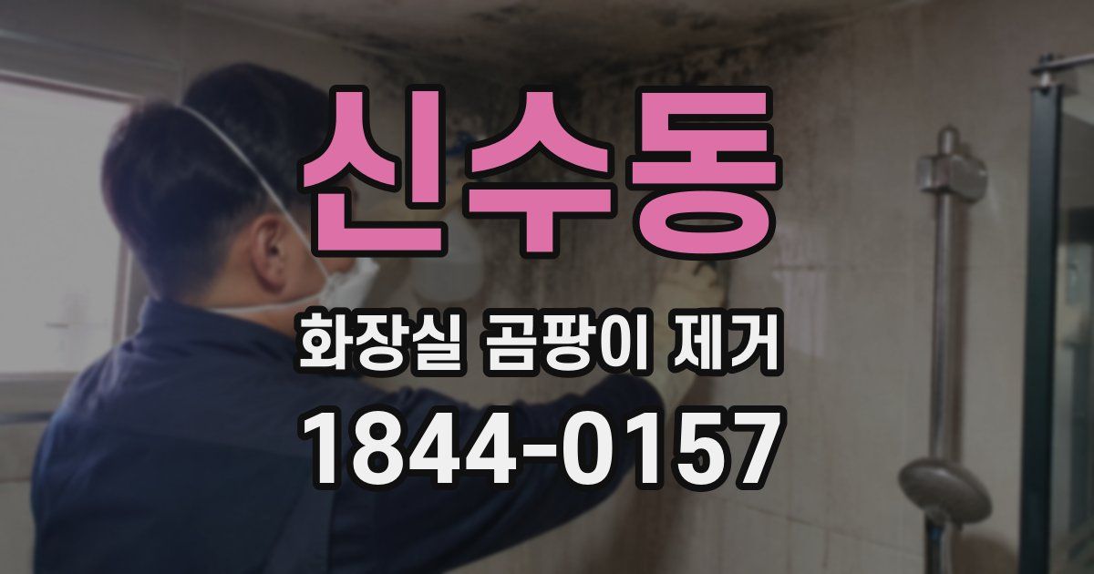 신수동 화장실 곰팡이 제거