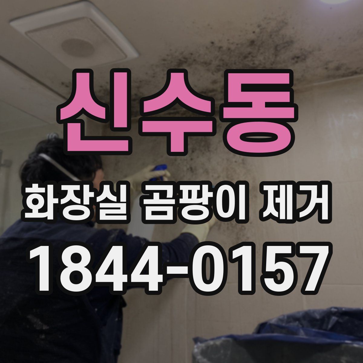신수동 화장실 곰팡이 제거