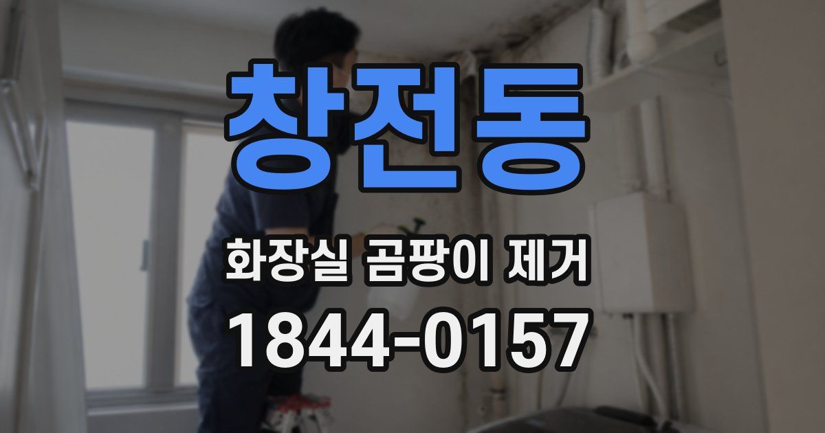 창전동 화장실 곰팡이 제거