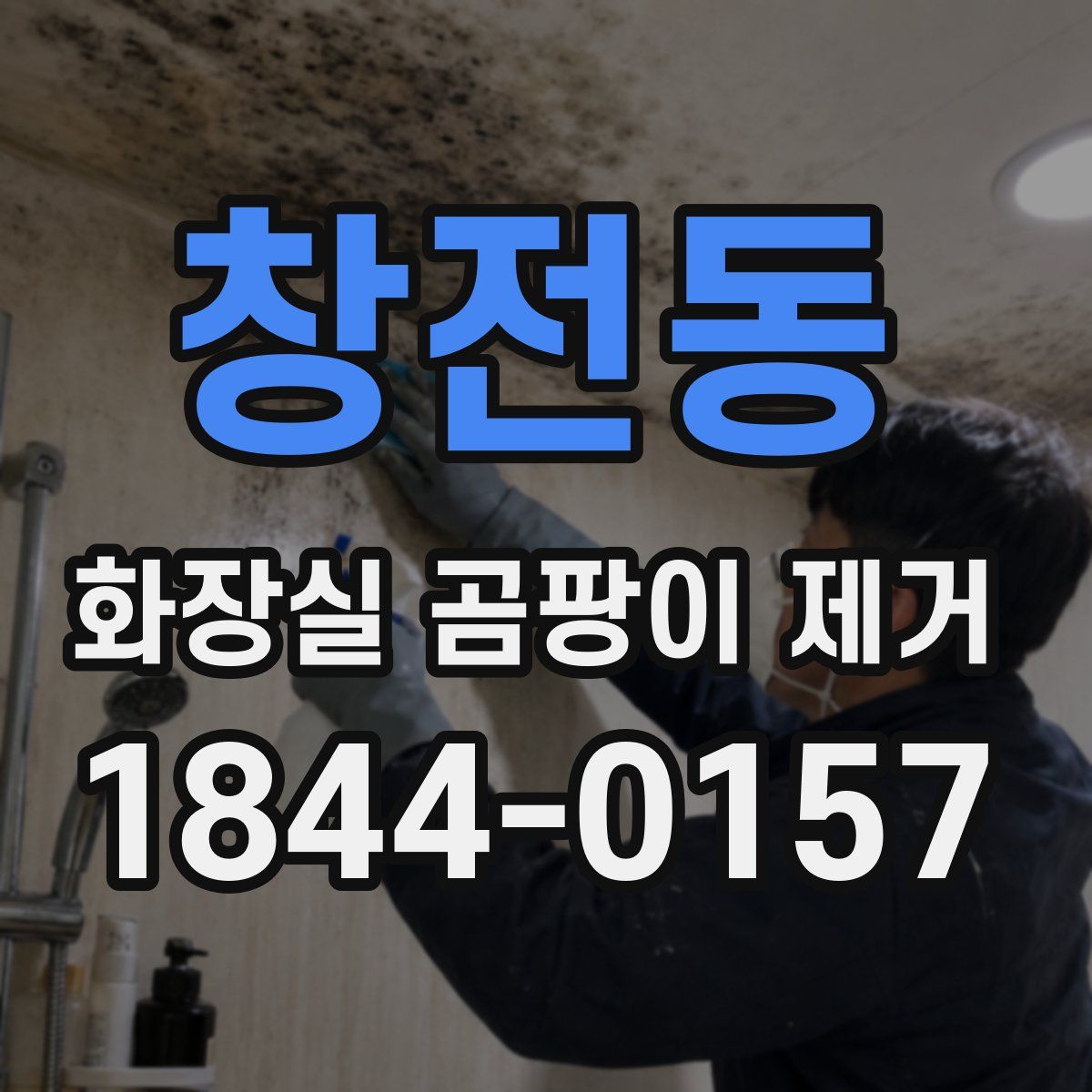 창전동 화장실 곰팡이 제거