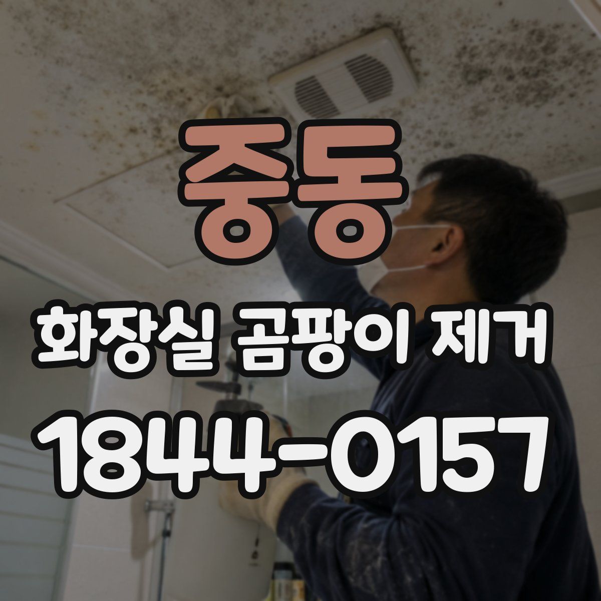 중동 화장실 곰팡이 제거