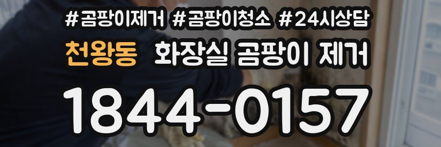 천왕동 화장실 곰팡이 제거
