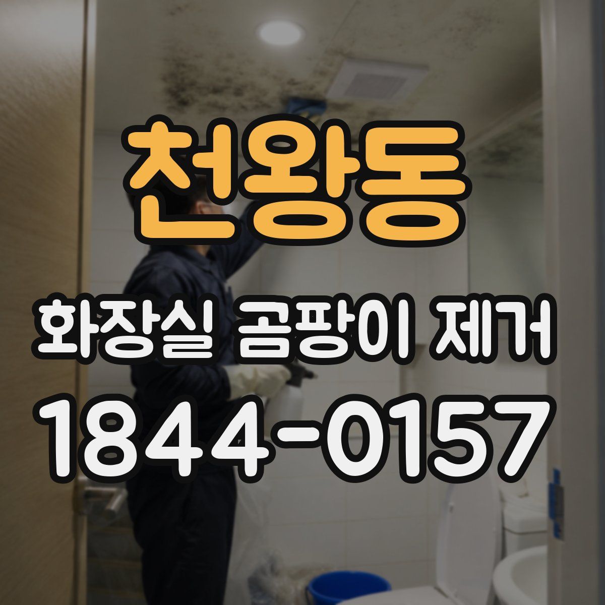 천왕동 화장실 곰팡이 제거