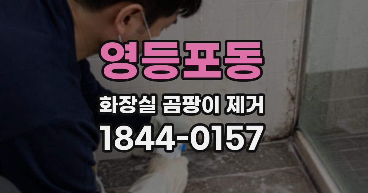 영등포동 화장실 곰팡이 제거