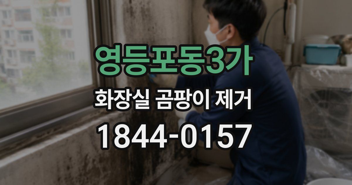 영등포동3가 화장실 곰팡이 제거