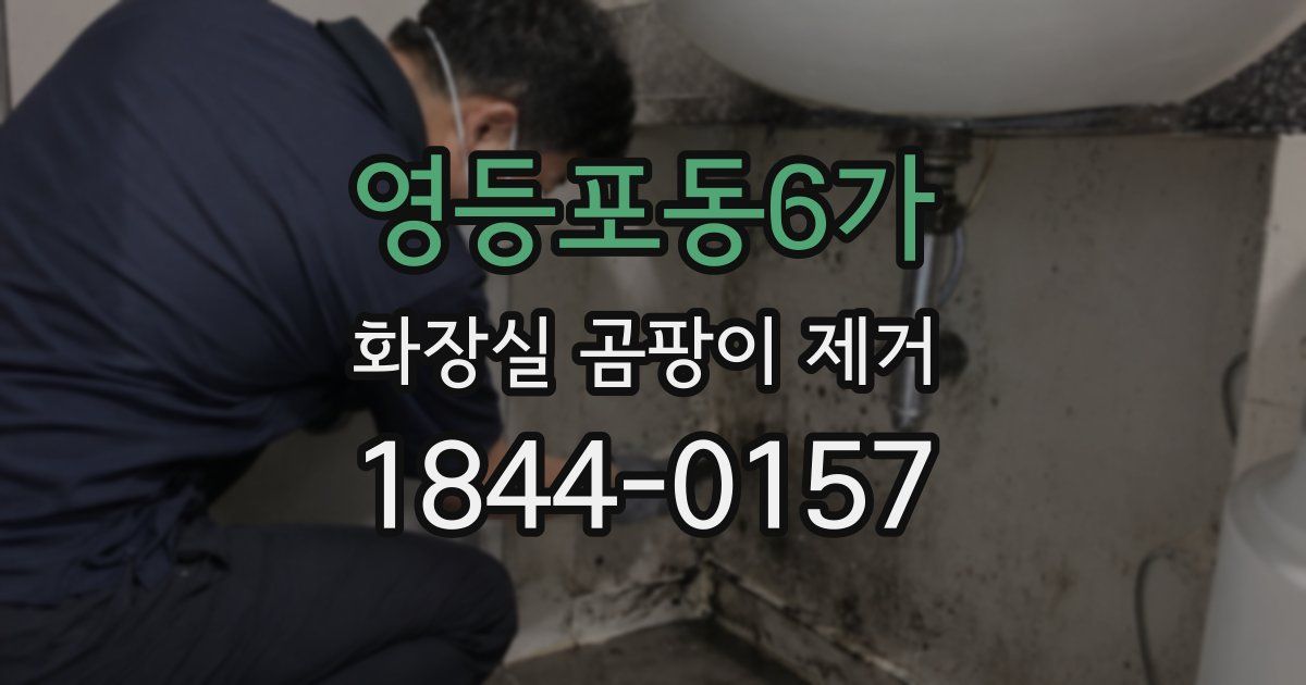 영등포동6가 화장실 곰팡이 제거