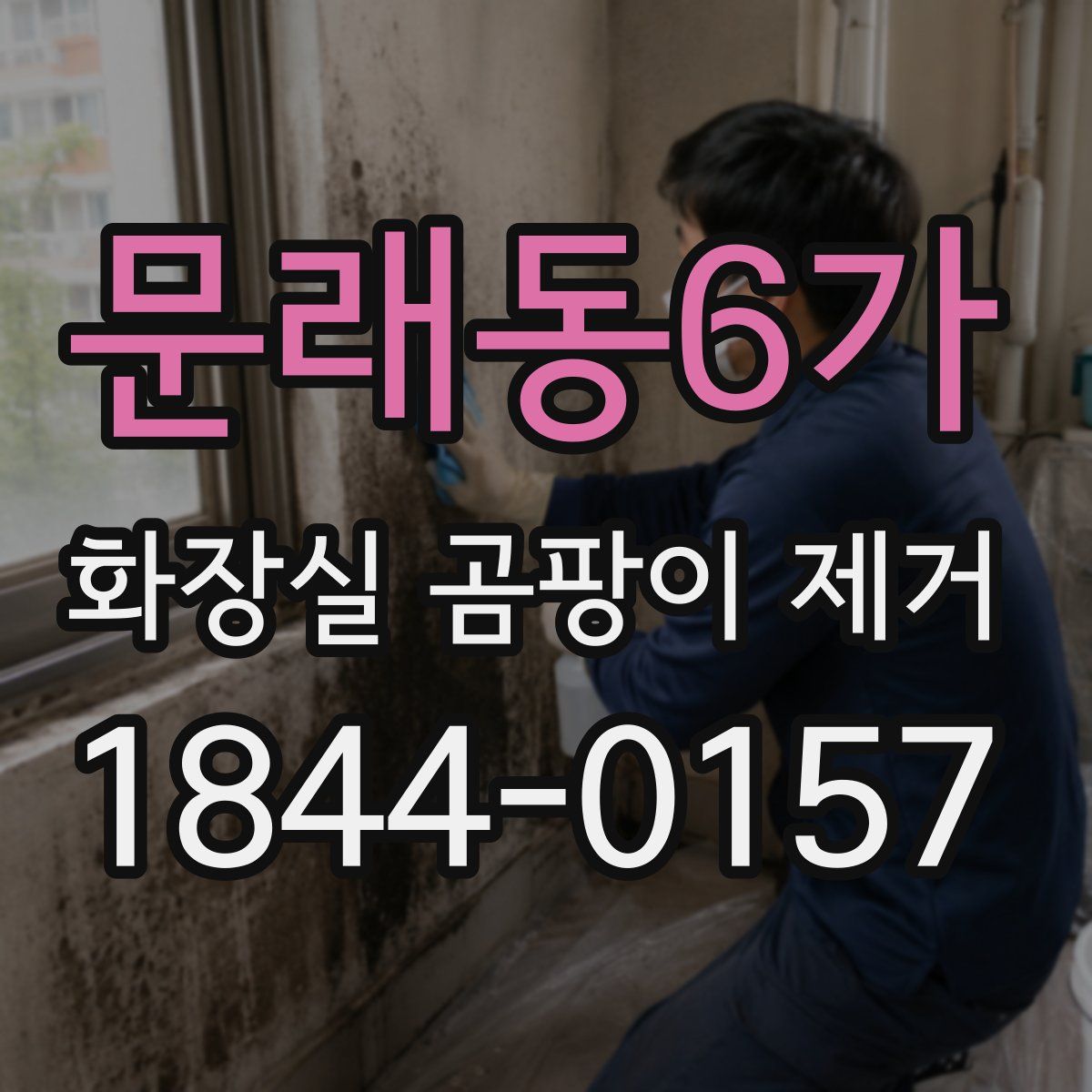 문래동6가 화장실 곰팡이 제거