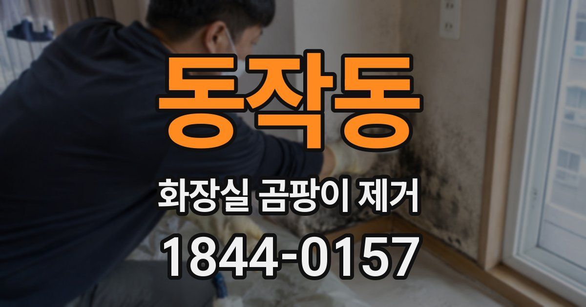 동작동 화장실 곰팡이 제거
